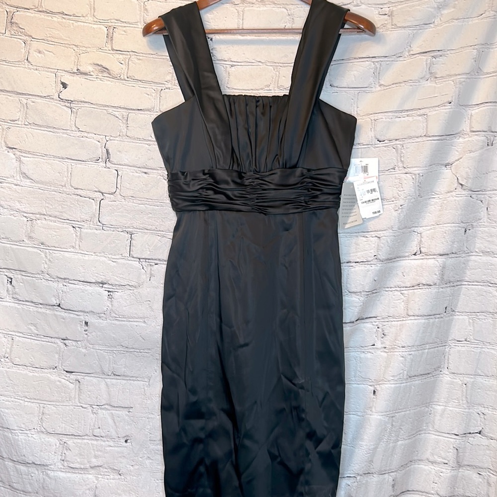 Donna Morgan Black Cocktail Dress Size 10 Brand New W/Tags